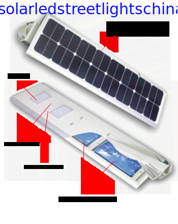 25w Solar Led Integrad Smart Solar Led Street Lighting All In One Solar Led Street Light