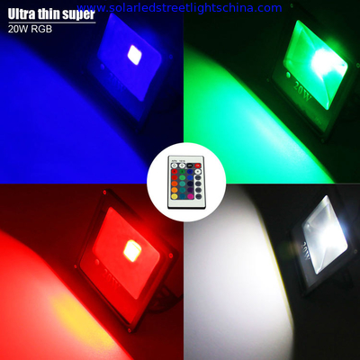 china led light manufacturers, good quality 20W RGB Remote Control LED Flood Light supplier