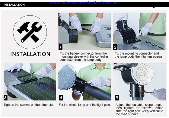 China all in one sensor street light, material AL, all in one intergated solar led street lights, manufactuer supplier
