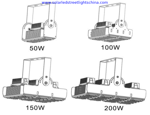 Detachable Modular LED Flood Light 50W 100W 150W 200W, high quality, china Detachable Modular LED Flood Light 50W 100W 1 supplier